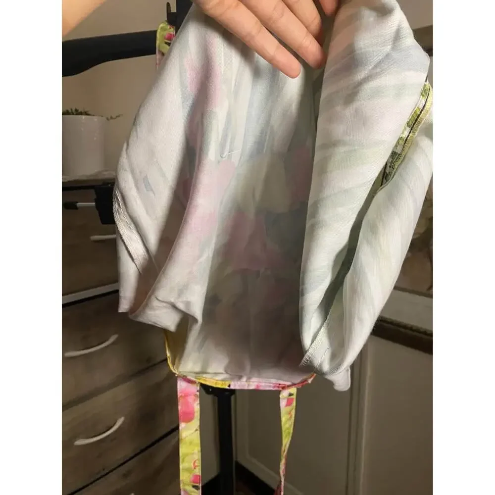 Bath & Body Works Floral Reusable Tote Bag